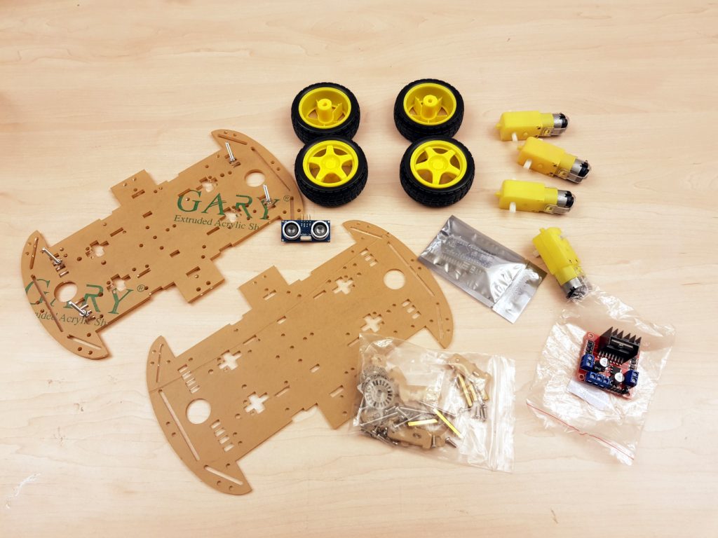 OpenBot - Your smartphone controls a robot car - constructing a chassis ...