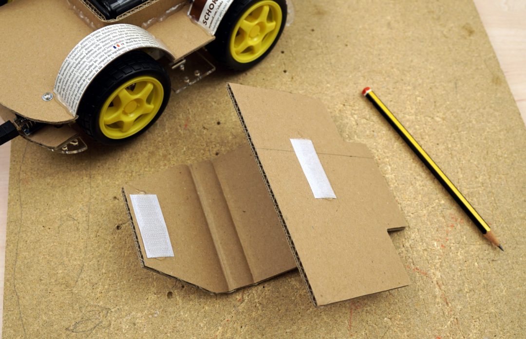 OpenBot - Your smartphone controls a robot car - constructing a chassis ...