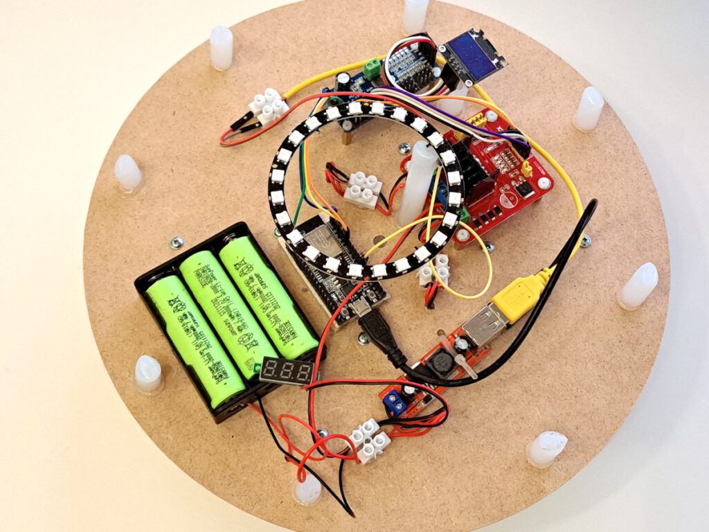 Verkabelung des Halloween-Roboters