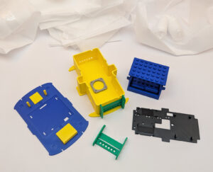 PCBWay Paket offen Bauteile